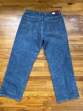 90’s Vintage Tommy Hilfiger Flag Logo Denim Jeans Size Used